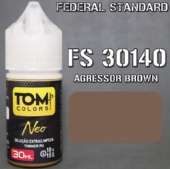 Tinta Tom Colors - Agressor Brown FS30140 30ml
