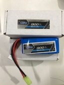 Bateria Lipo - 11.1 V 3S - 1300mAh - 20C - mini tamya
