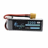 Bateria Li-Po 2200mAh 3S 11.1V 35C 13AWG XT60 Teranty