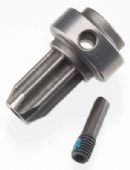 TRAX6888X - Drive hub, front, hardened steel (1)/ screw pin (1)